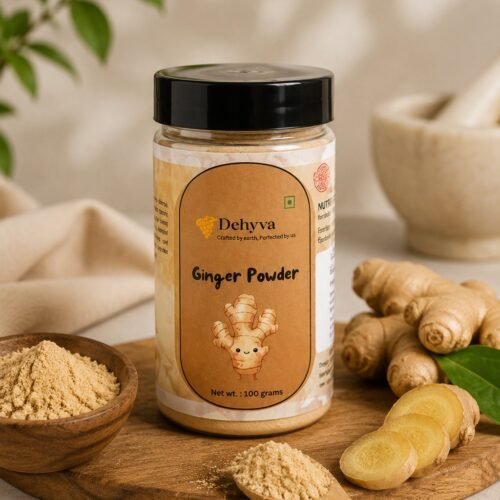 Ginger Dried Root Powder (100 Grams) | NON-GMO | No Added Preservatives | Sukku Podi | Dry Sonth/Adrak Powder for Cooking and Health