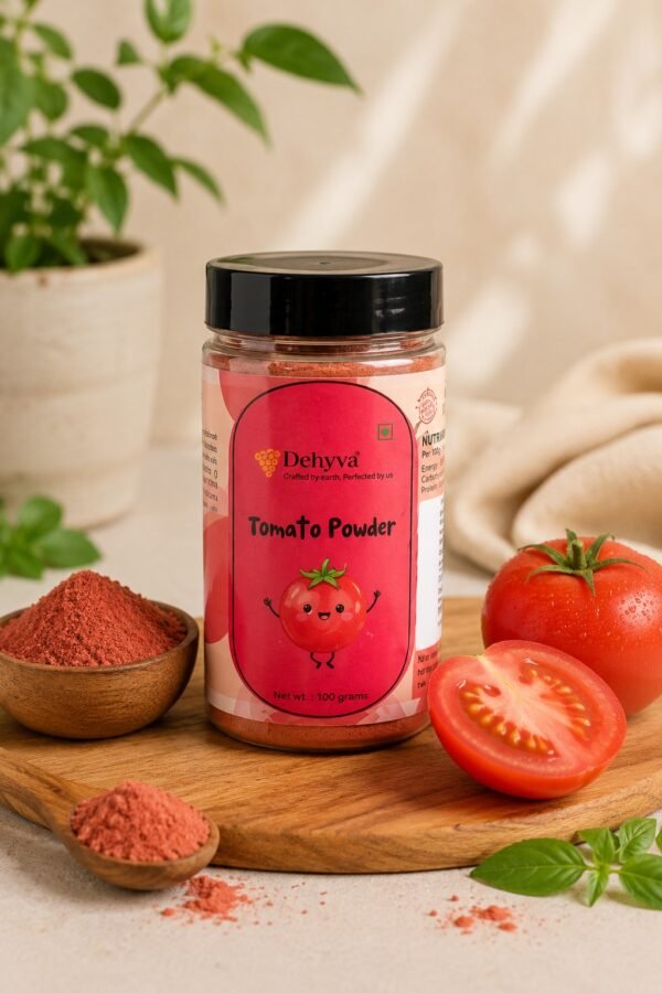 Tomato Powder 100g – Pure Tomato Powder | Ayurvedic Culinary & Skin Use for Lycopene, Glow & Natural Flavour | Natural, Vegan, Chemical Free