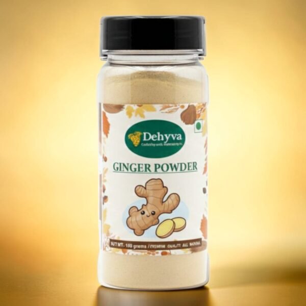 Ginger Dried Root Powder (100 Grams) | NON-GMO | No Added Preservatives | Sukku Podi | Dry Sonth/Adrak Powder for Cooking and Health